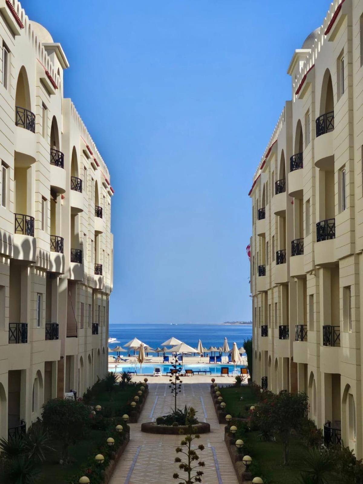 Palm Beach Piazza Apart Hotel Sahl Hasheesh Hurghada Exterior foto