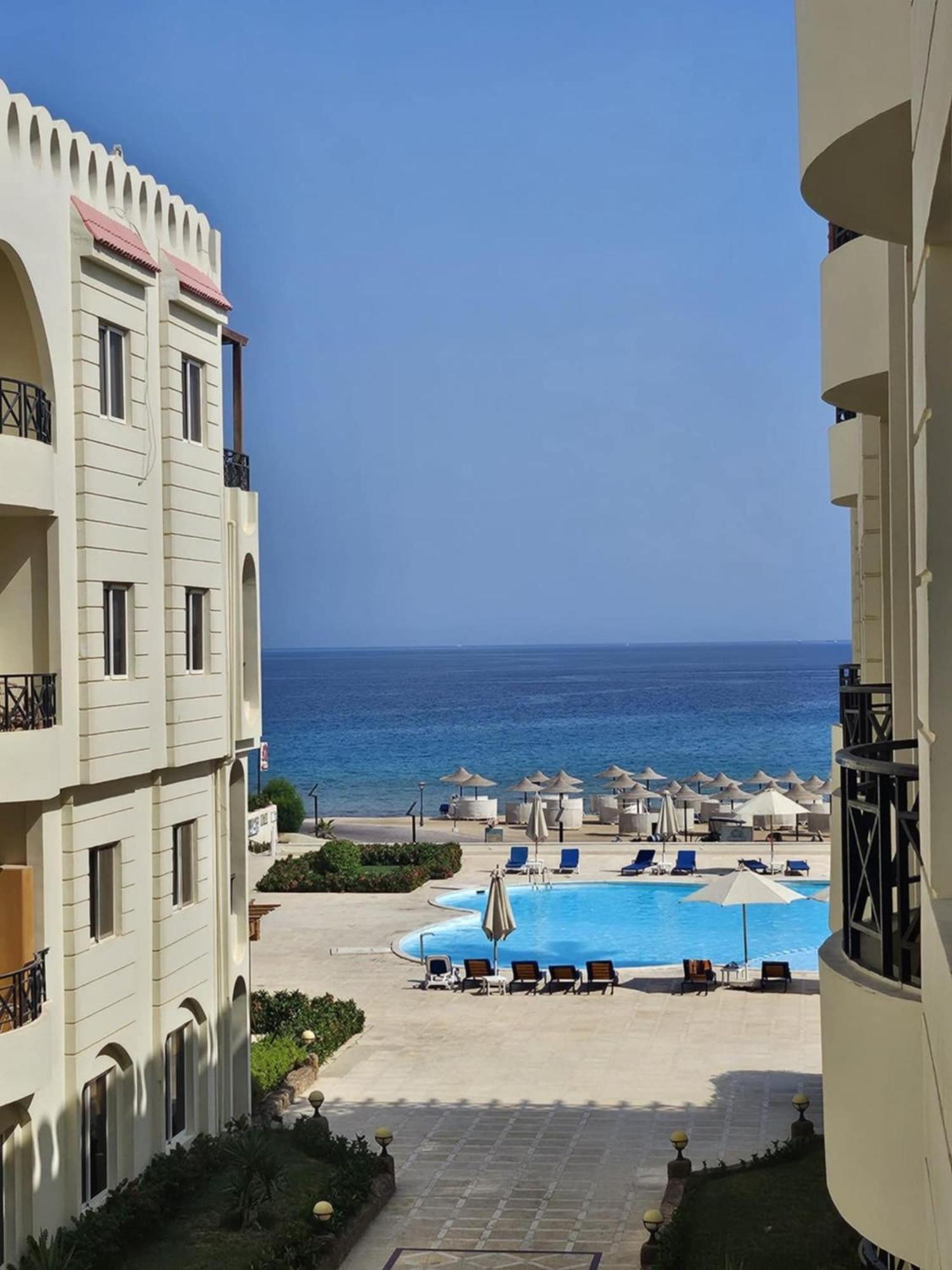 Palm Beach Piazza Apart Hotel Sahl Hasheesh Hurghada Exterior foto